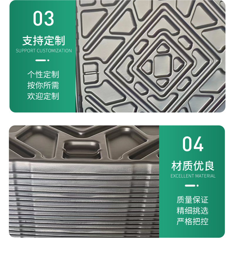 Jurong plastic car parts turnover tray, anti-static and high-temperature resistant tray support customization