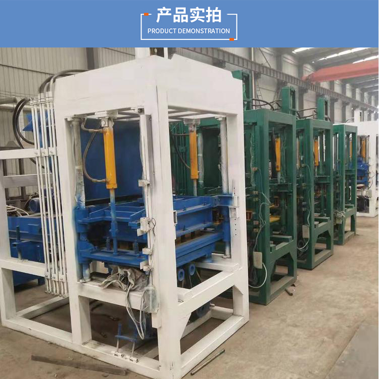 Fully automatic bridge cement pad machine QT4-20 plum blossom horse stool pad equipment Ruiding Machinery