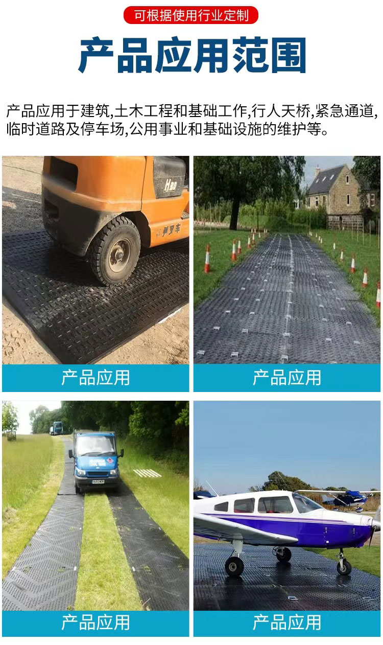 Liyuan New Materials Civil Engineering Road Base Plate Can Be Customized for Construction Site Paving Board