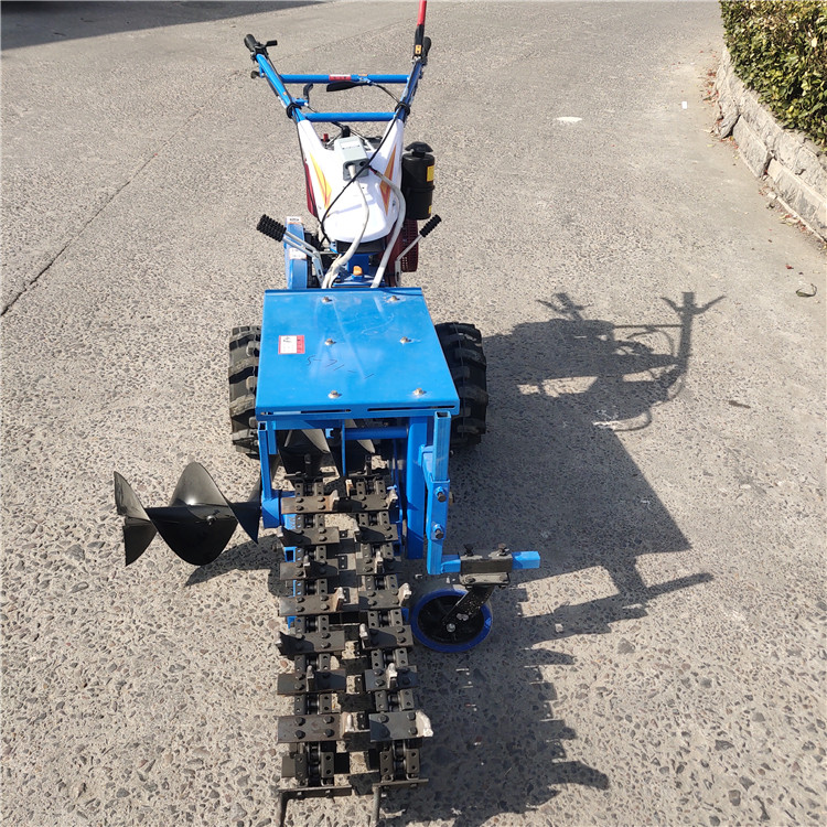 Small diesel grooving machine, Chengyu Engineering buried pipe trenching machine, single person operated trenching machine