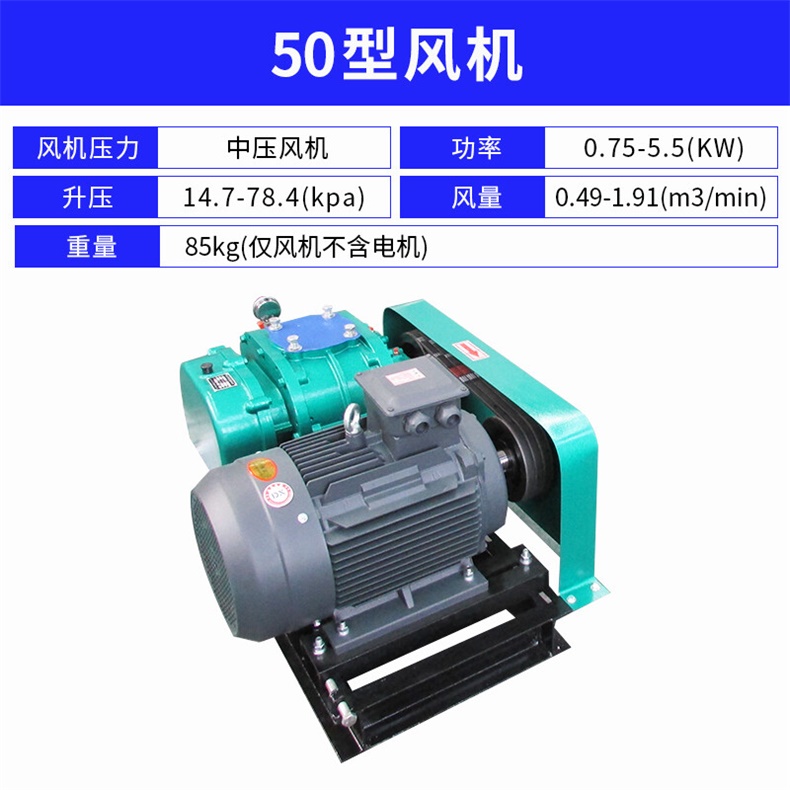 Three leaf Roots blower special accessories Roots blower complete machine accessories Impeller customized safety valve, one-way valve, etc