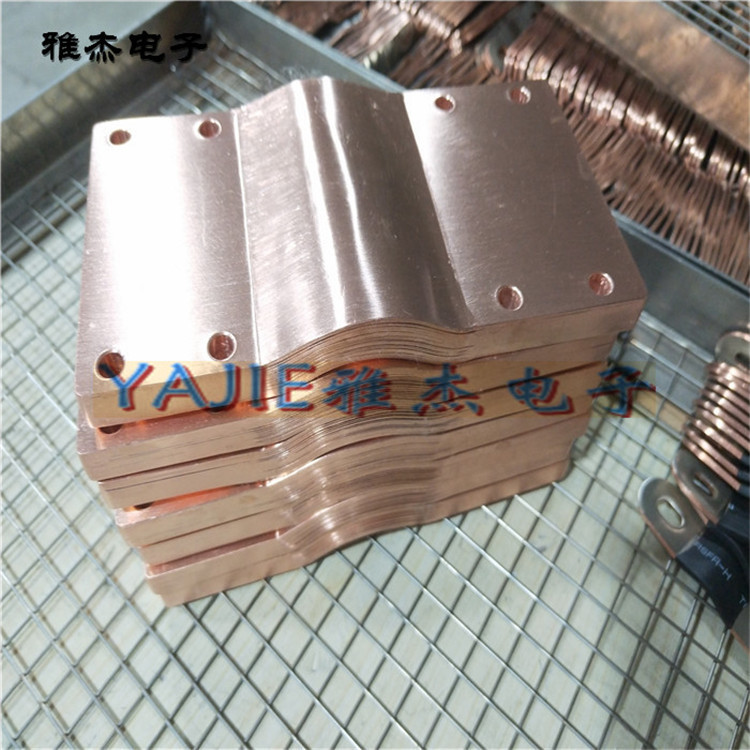 Yajie surface nickel plated copper foil soft connection busbar expansion joint new energy battery conductive copper sheet