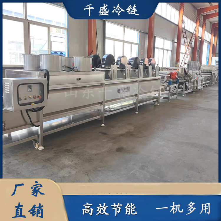 Fruit and vegetable bubble cleaning machine, fully automatic spinach and rapeseed cleaning equipment, spray type vegetable washing machine