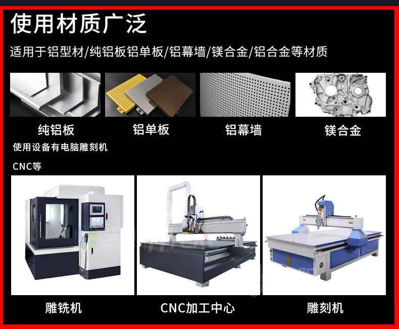 Hongyang engraving machine tool, aluminum alloy profile, door and window equipment, lock hole cutting and milling cutter, CNC machining machine tool, single blade