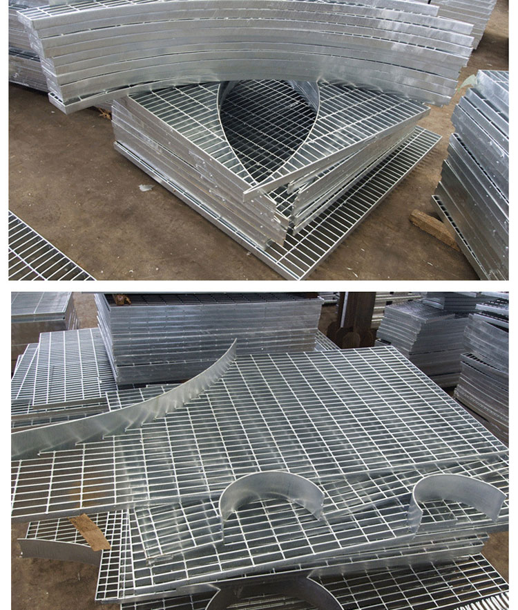 Circular steel grating plate Steel grating plate Spot galvanized steel grating plate Gongliang Wholesale hot-dip galvanized steel grating plate factory