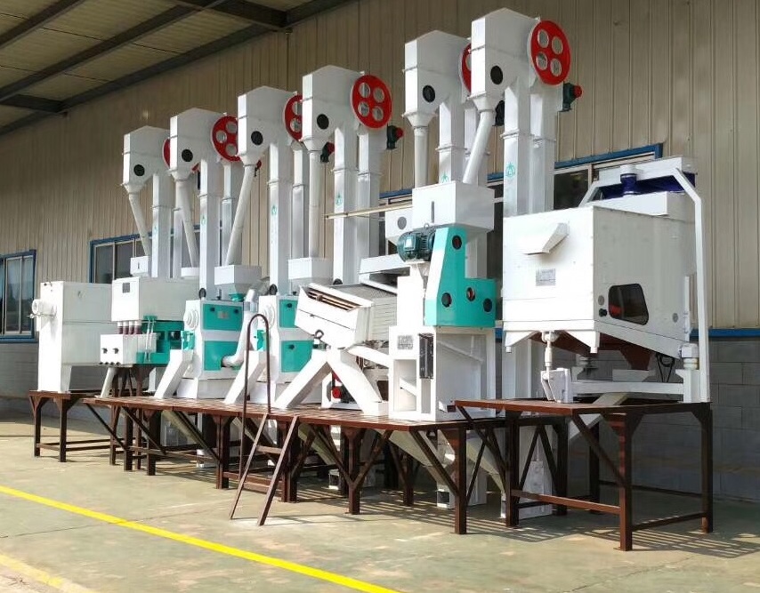 Rice production line, rice processing equipment, daily processing of 100 tons of rice production equipment manufacturer