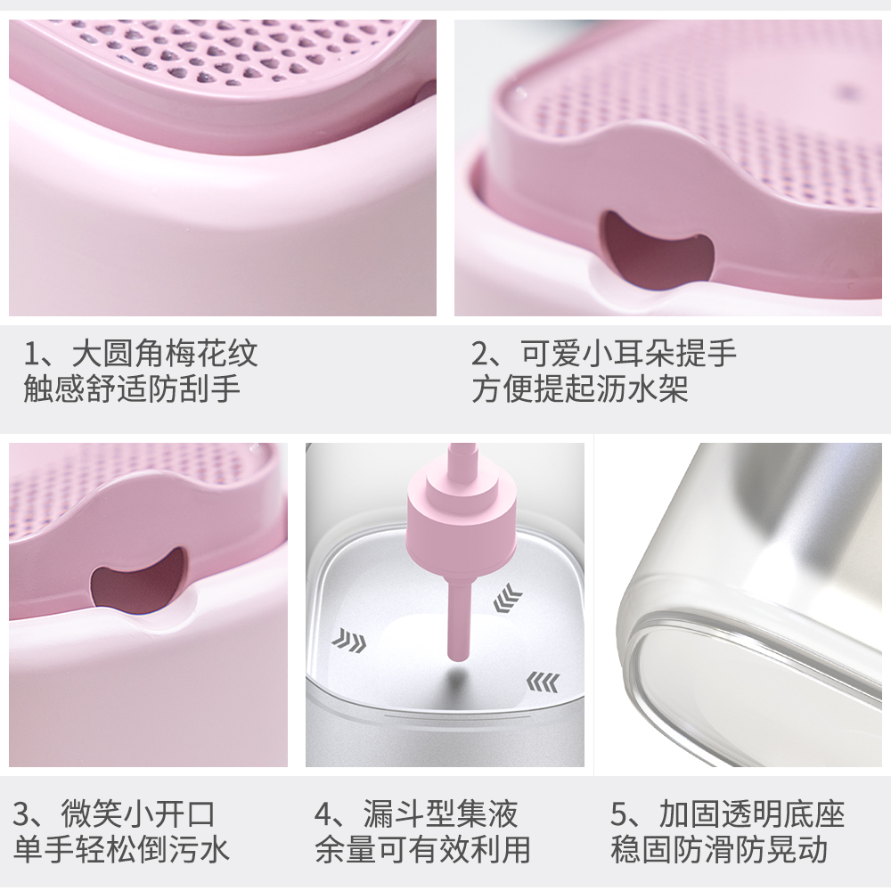 Dishwashing liquid subpackage kitchen Scouring pad automatic dispenser press soap outlet dishwashing pan outlet box