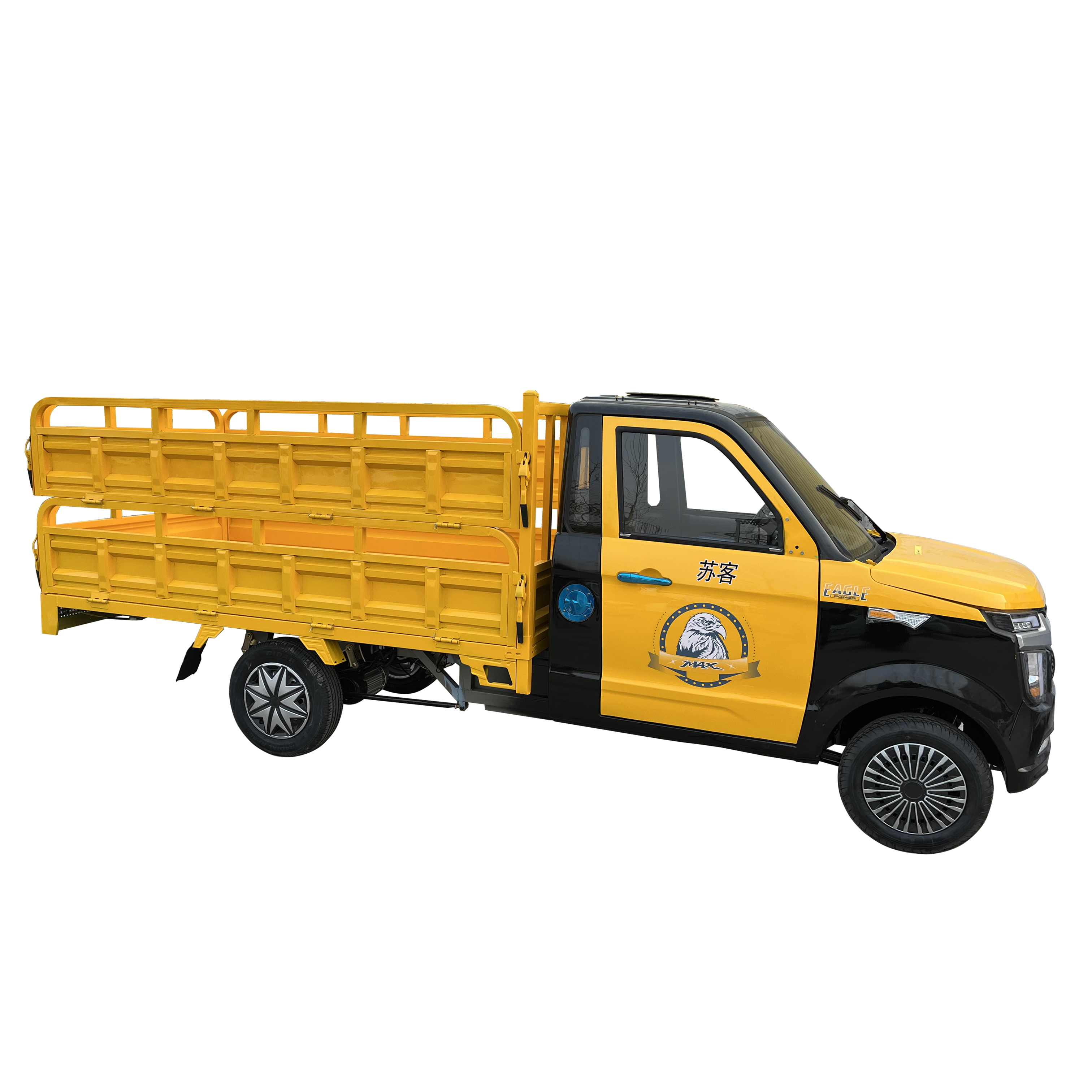 Suke extended carriage pickup truck, new energy pure electric box type small truck, stable and flexible, with large transportation space in the factory area