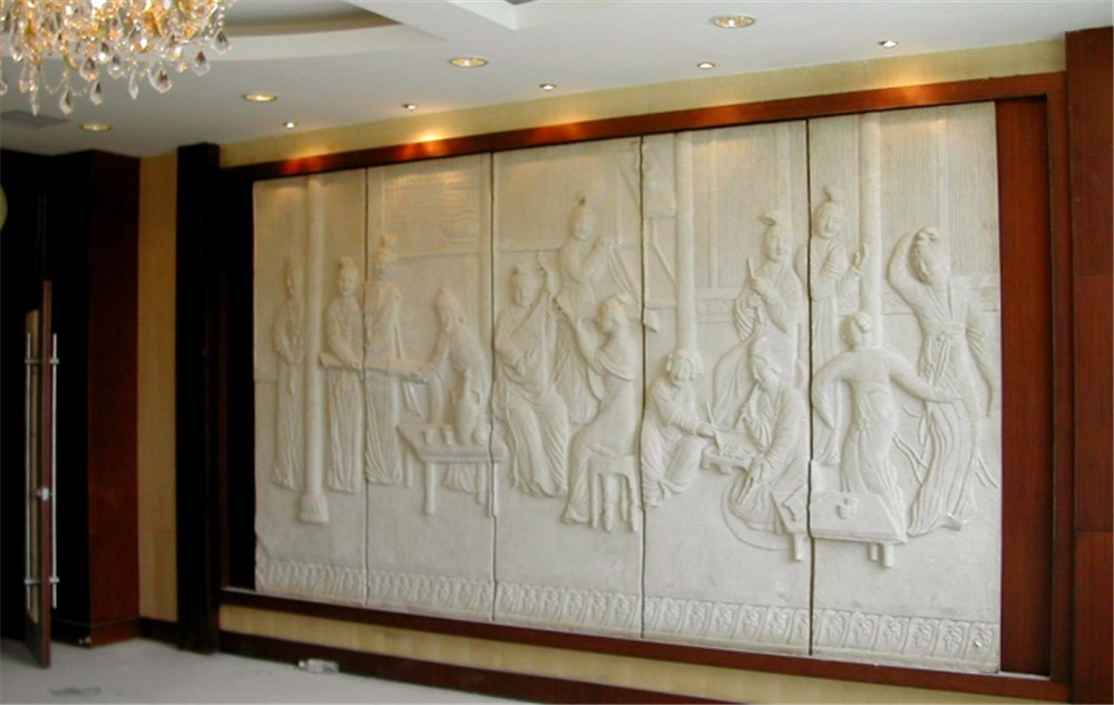 Sandstone relief factory exterior wall decoration mural art Sandstone relief supports customized Haifuda decoration