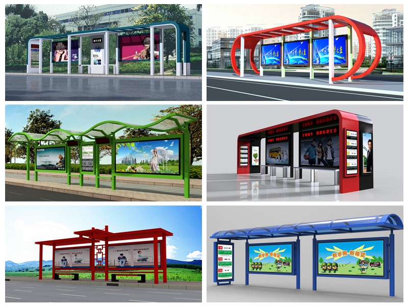 Antique Bus Shelter, Rural Bus Station Sign Source, Manufacturer's Delivery Guarantee