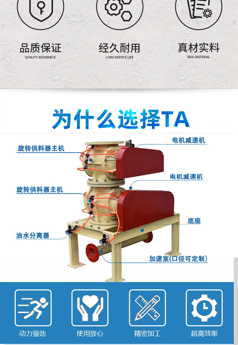 Castor seed conveyor series feeder tea residue conveyor cat litter conveyor rotary feeder