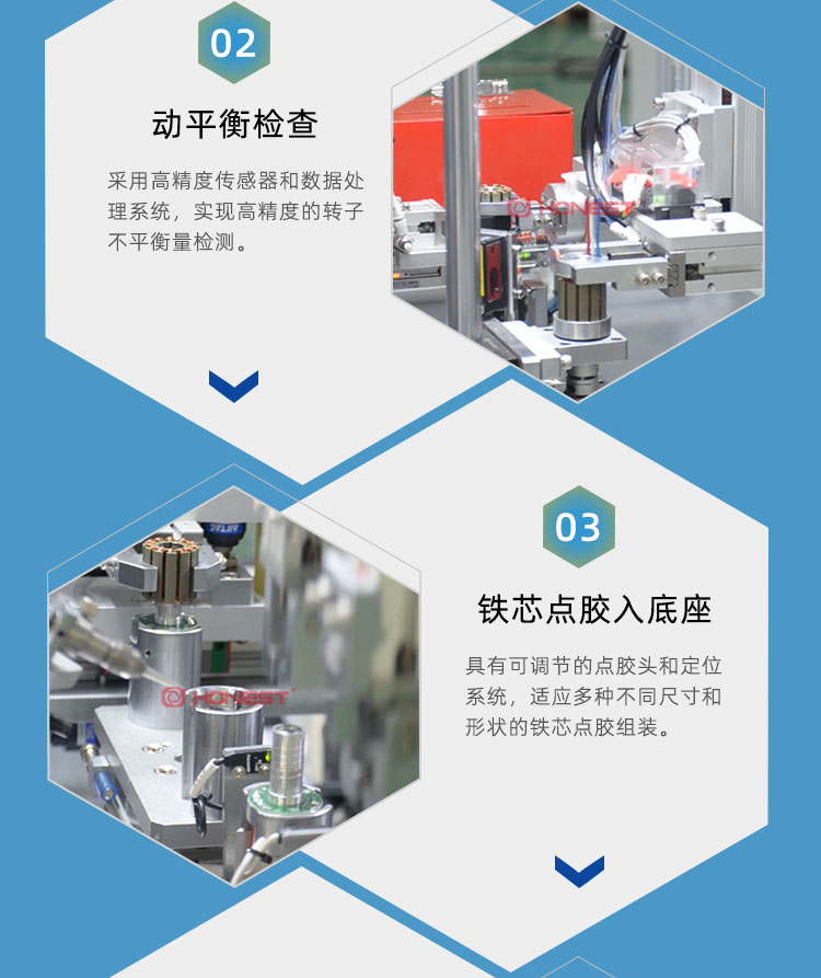 BLDC motor automatic assembly line vacuum cleaner motor production equipment Hollis