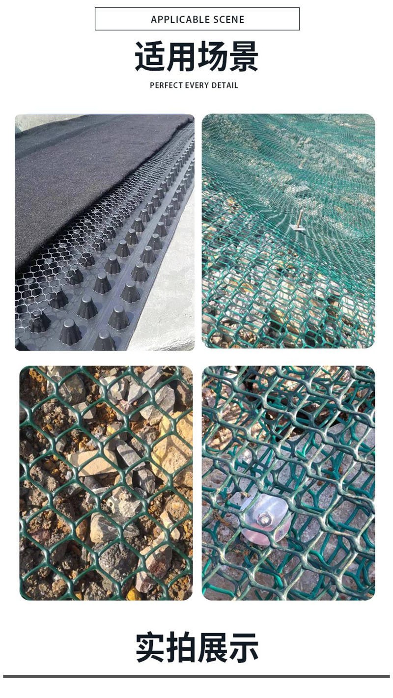 Mine greening planting climbing vine plant climbing net 300g green geotextile net ce131