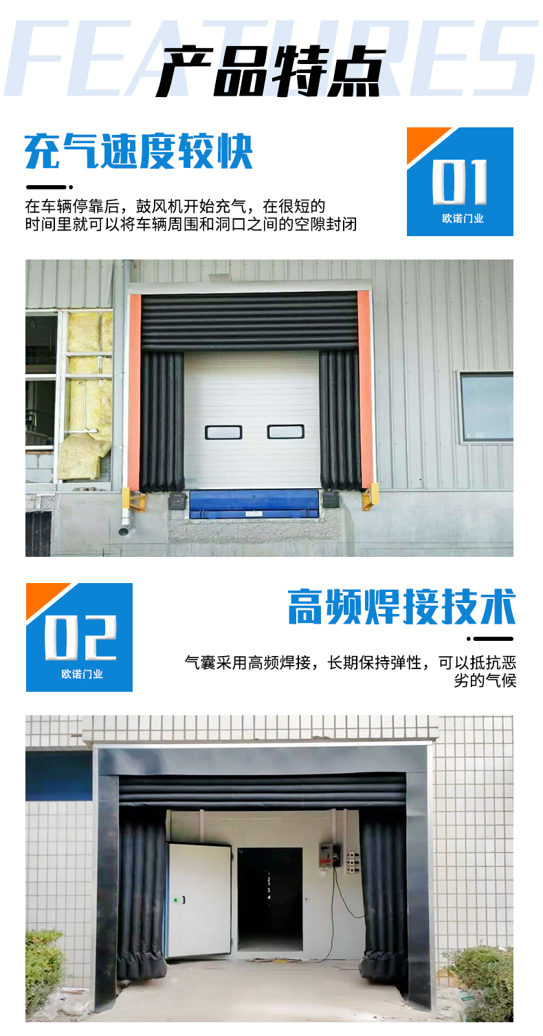 Ouno self-produced and self sold inflatable door seal, electric airbag type sealing, wear-resistant and cold resistant inflatable door seal