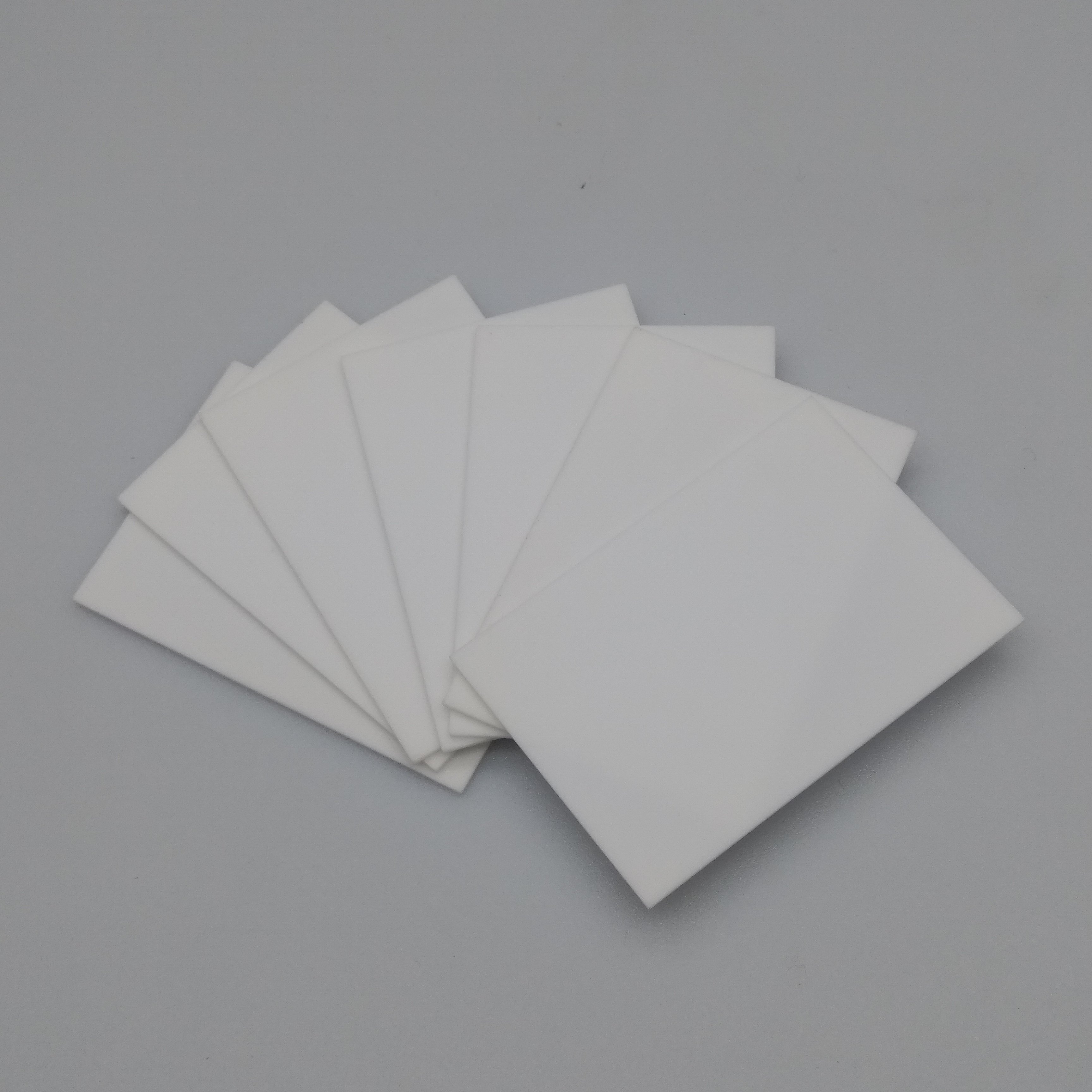 【 Customized 】 Electronic ceramic material ceramic plate 96% alumina 50 * 38.5 * 0.5 insulation ceramic sheet