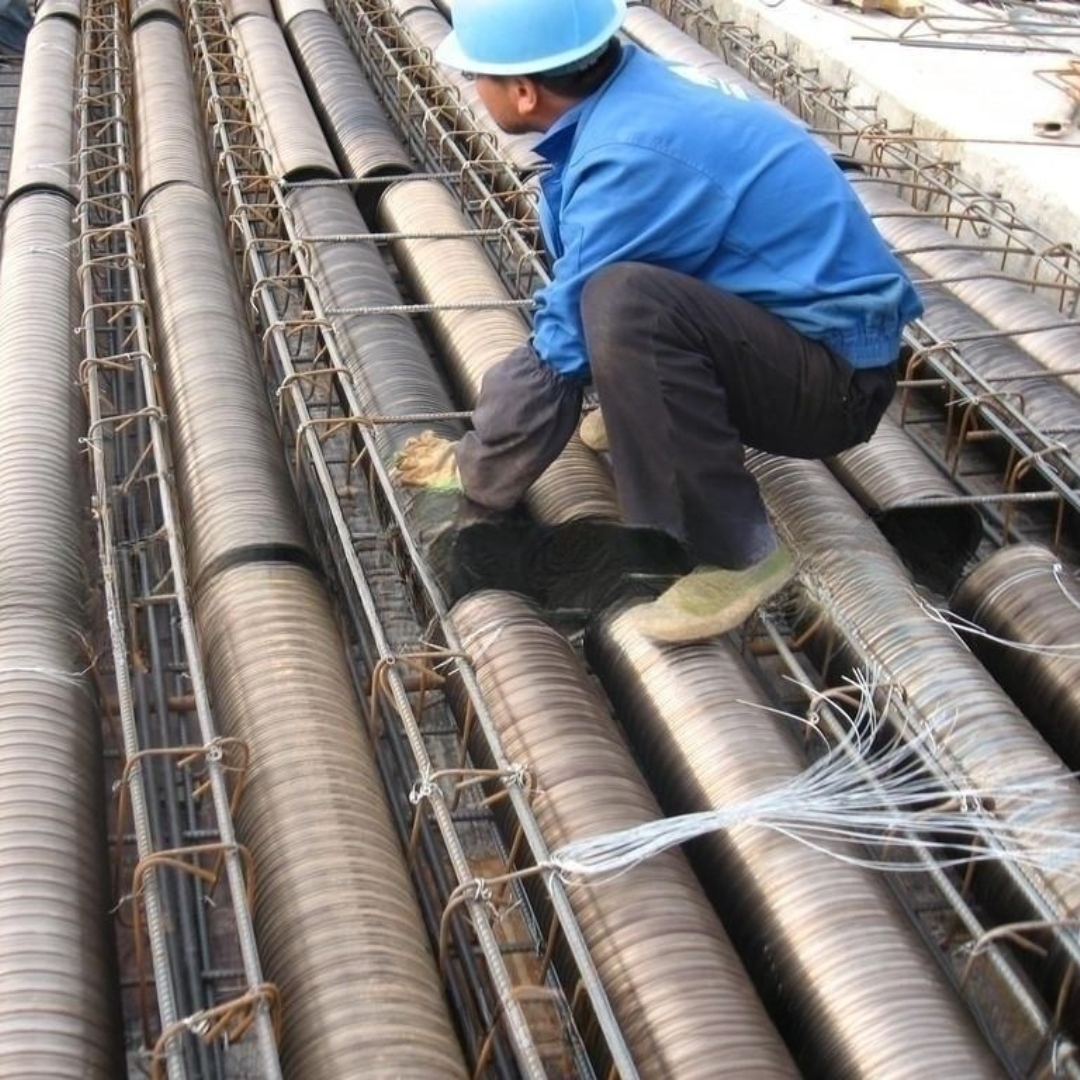 Hailin Building Materials' large-diameter anchor bolts, metal embedded pipes, anti leakage bridges, various specifications can be customized