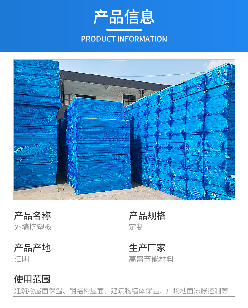 External wall extruded panels, roof sun protection, thermal insulation, roof insulation materials can be customized