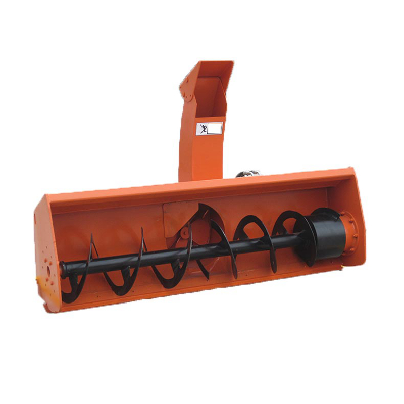 Snow throwing machine, low throw type, small snow removal property, community road snow throwing equipment, road cleaning