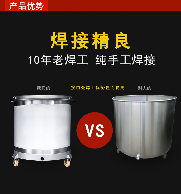 Customization of 1000L stainless steel storage tank, chemical color paste, adhesive dispersion bucket, double layer cooling, electric heating dispersion cylinder