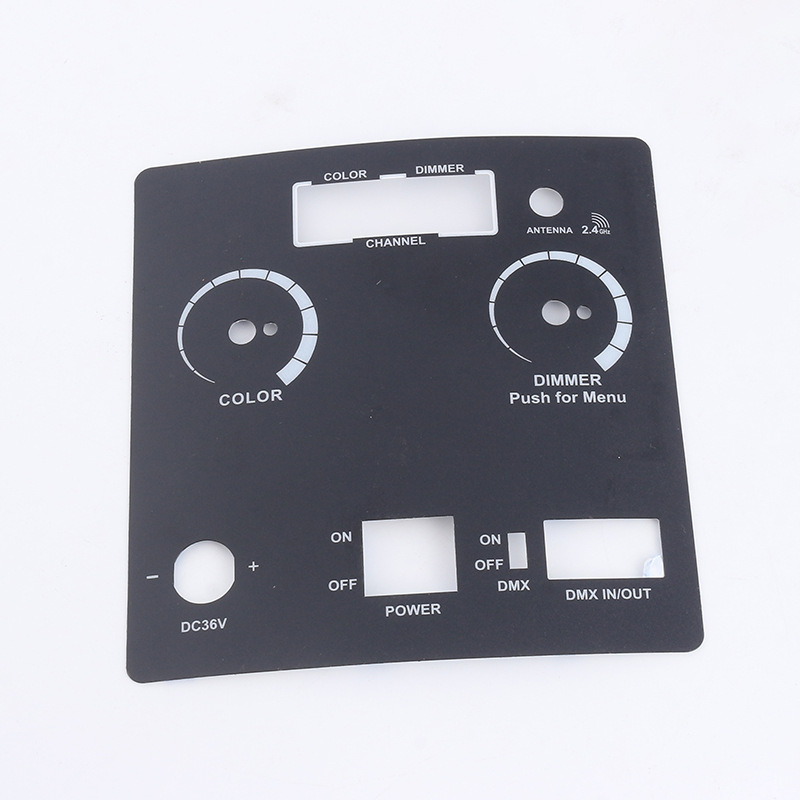 PVC screen printed surface label operation button nameplate screen printed panel film panel switch label sticker