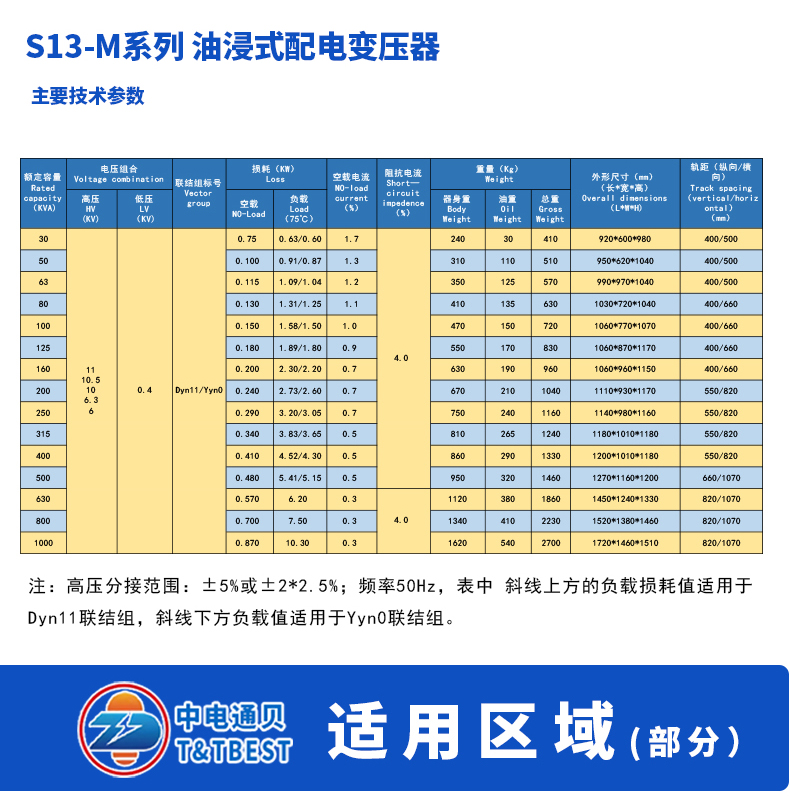 S11 three-phase oil immersed distribution transformer 10kv S13-M series 800kva power transformer 35kv