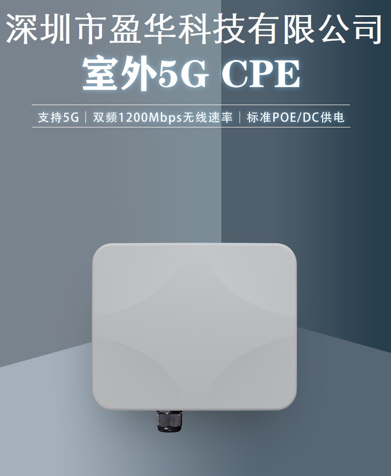 Factory customized omnidirectional high-power 5G CPE industrial waterproof outdoor gigabit AP base station wifi outdoor router