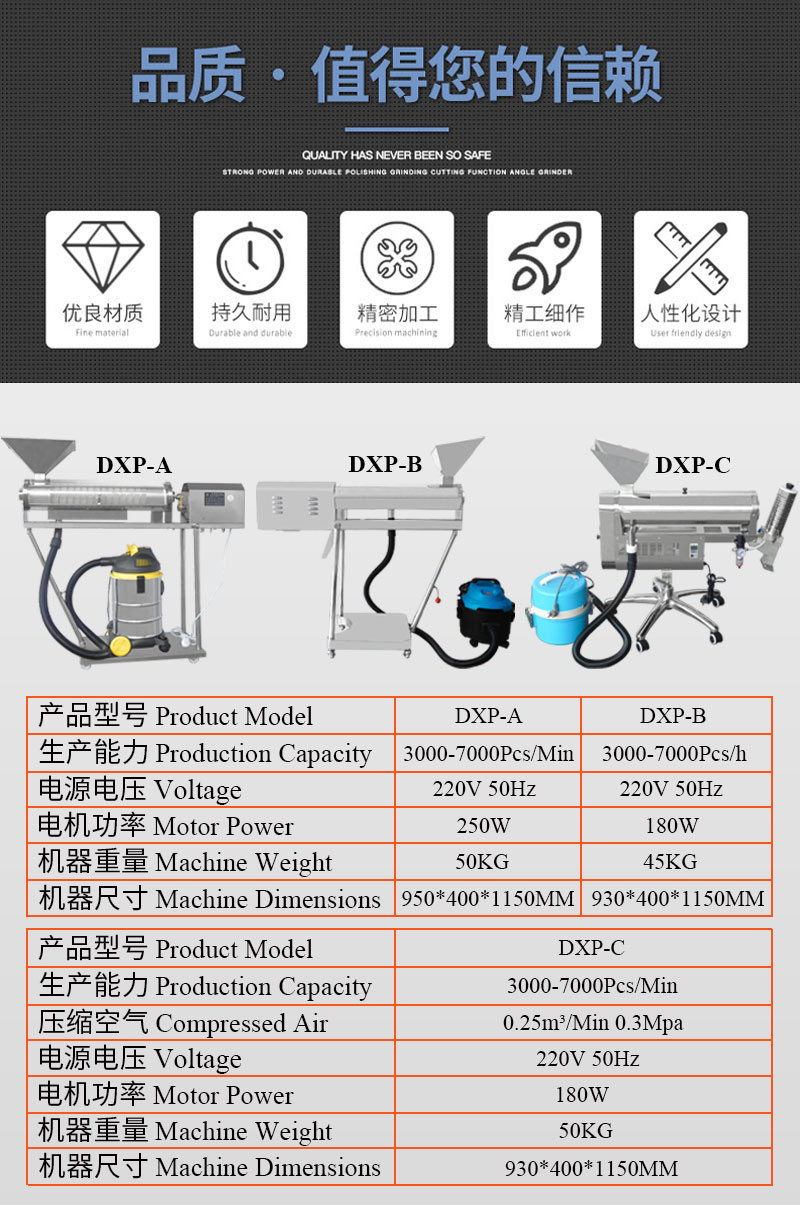 Daxiang DXP-A Capsule Polishing Mechanism Pharmaceutical Factory Small Dust and Powder Removal Cleaning Machine Cleaning Equipment