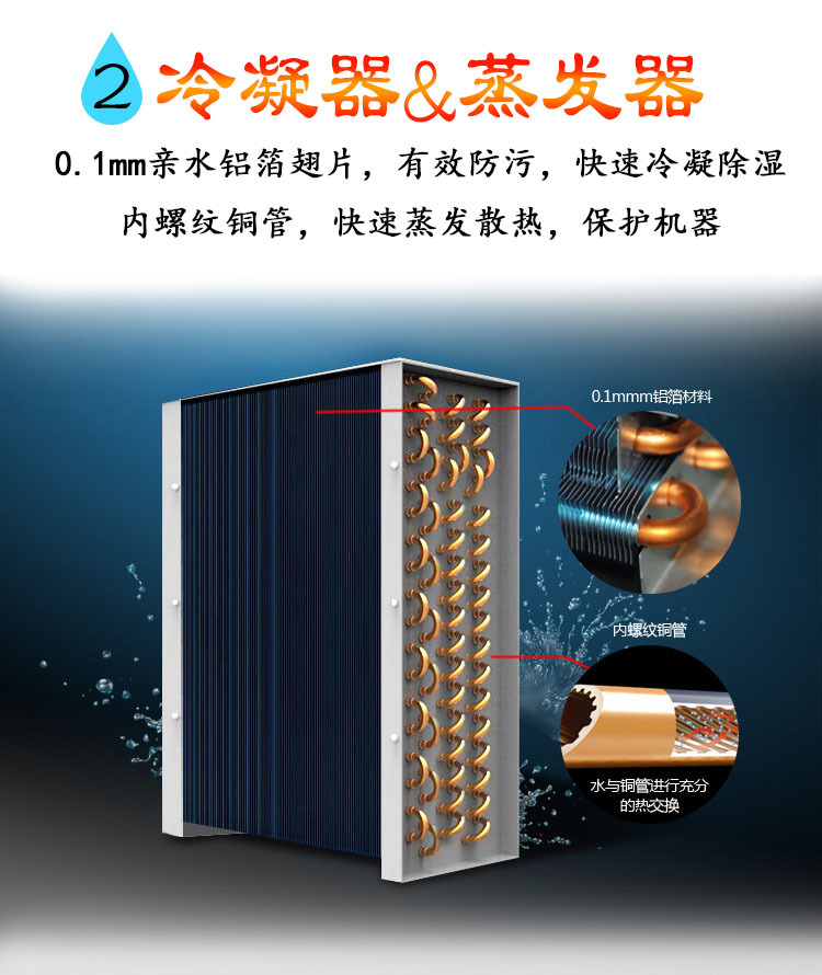 High temperature resistant dehumidifier 55 ℃ wood food seafood dehumidifier drying room commercial dehumidifier