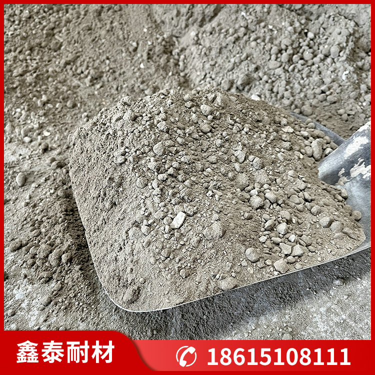 Xintai 50kg high-strength wear-resistant castable clay high alumina corundum mullite amorphous refractory material