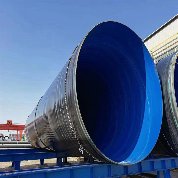 3PE anti-corrosion seamless steel pipe composite pipeline with external 3PE inner coating for water transmission in hydraulic engineering