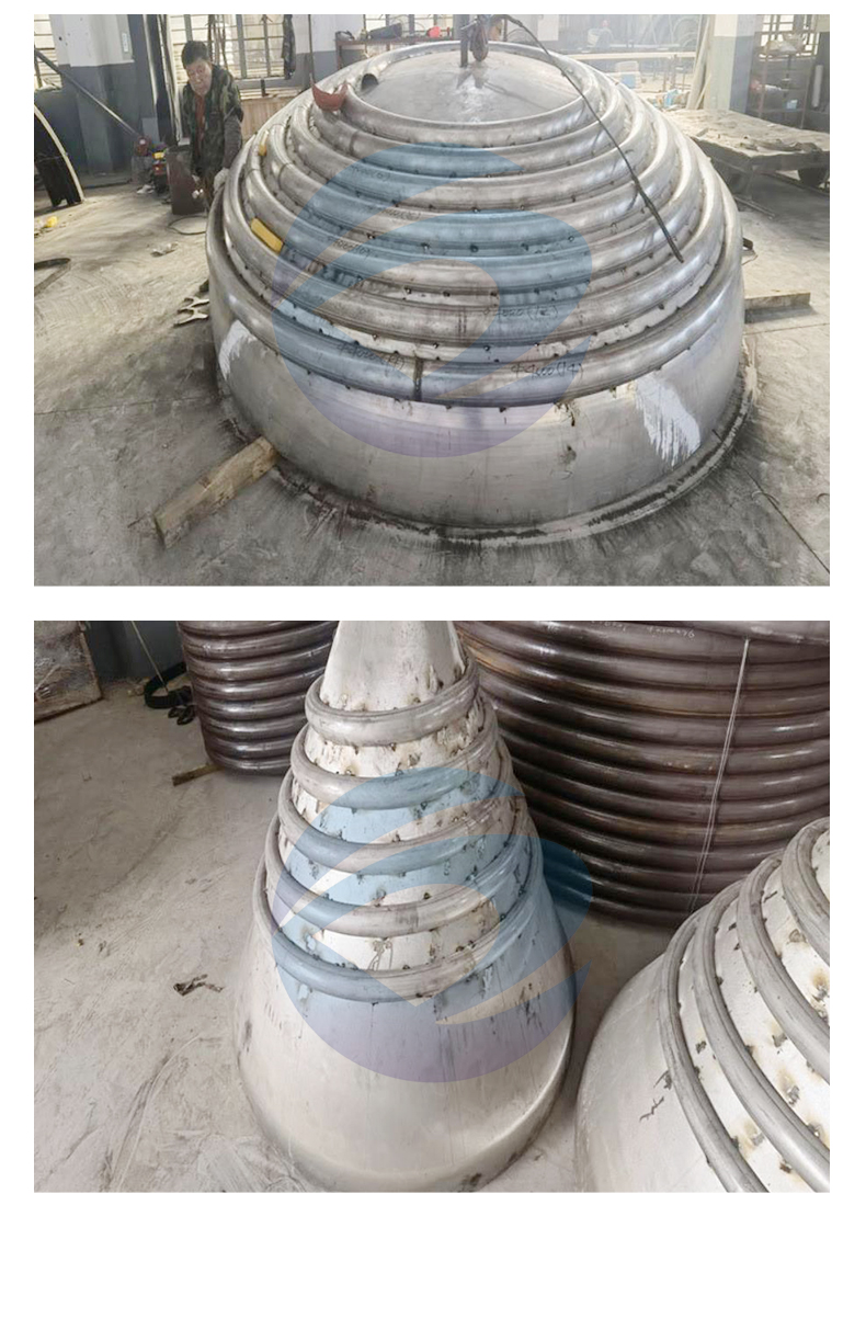 The stainless steel composite coil used in Dongrun head coil reactor can support the processing of customized head coils