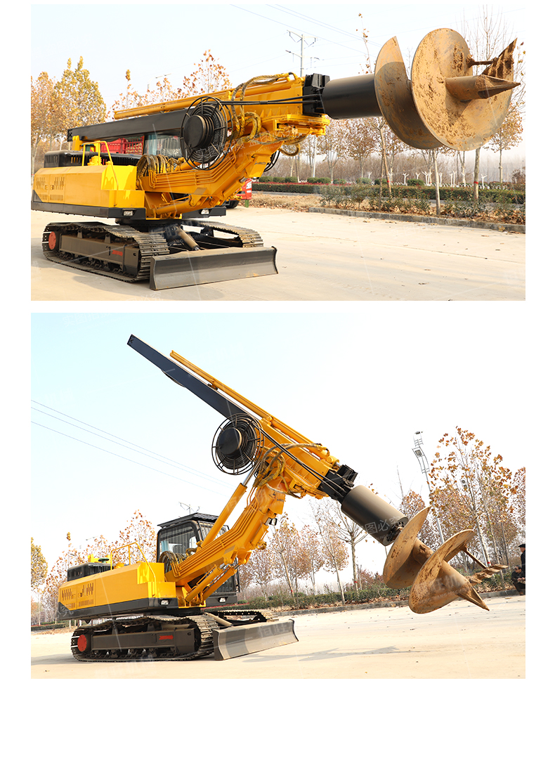 Bridge pile crawler rotary drilling rig fast drilling Pile driver large diameter foundation Hole punch