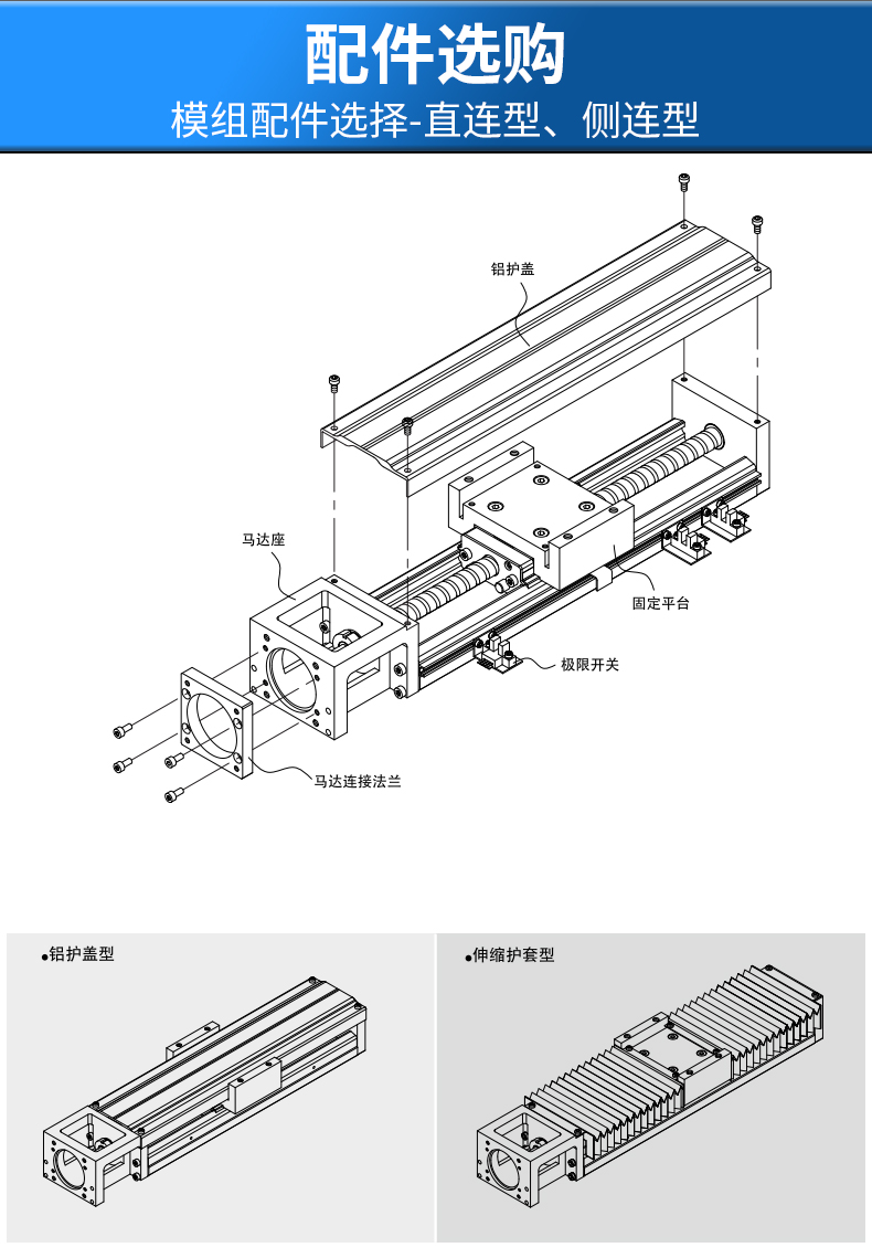 Taiji Intelligent Transmission KK Module Ball Screw Made in China KK60 Module High Precision Wear Resistant Linear Sliding Table