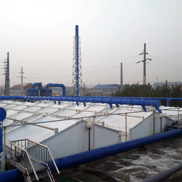 Cesspit anti hanging membrane shell type automatic sealed membrane deodorization environmental protection project Langyi Industrial membrane shed factory