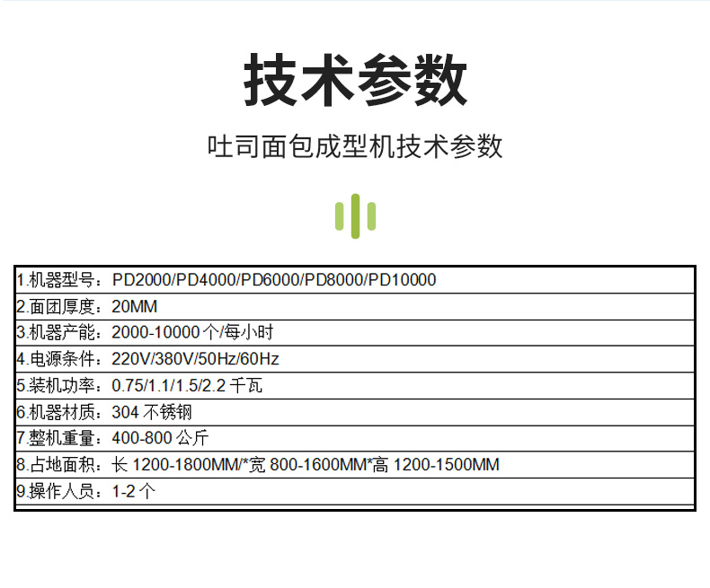 Panda Machinery Toast and Bread Forming Machine Small Whole Wheat Toast and Bread Forming Equipment