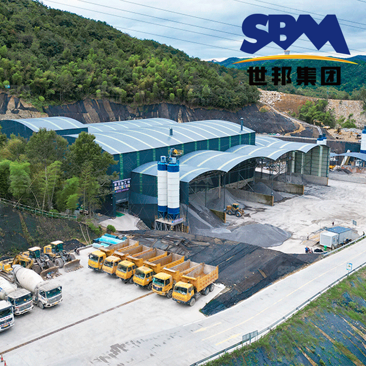 A set of large-scale crushed stone machinery and equipment, a complete set of sand and gravel production line and stone production equipment