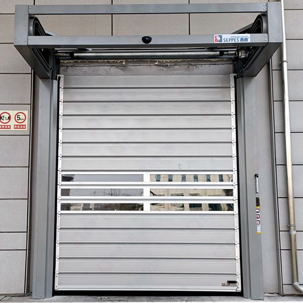 Tobacco workshop clean, hygienic, constant temperature, dust-free, automatic induction, anti-theft, wind resistant, hard and fast rolling shutter door