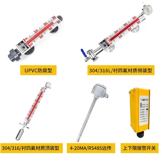 Thunder Magnetic Flap Level Transmitter Explosion proof and Anti corrosion Magnetic Flap Level Gauge High temperature resistant and explosion-proof top mounted