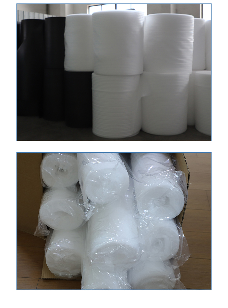 5mm pearl cotton insulation material directly supplied by the manufacturer | white gold coated EPE silent moisture-proof pad roll material