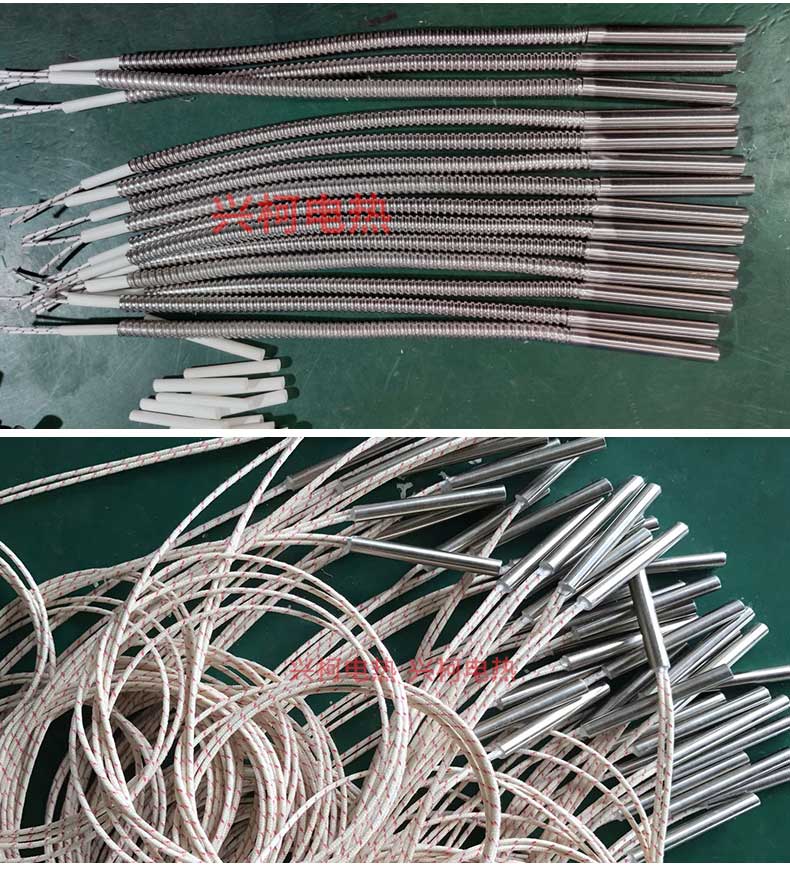 Industrial heating pipe manufacturer Xingke Electric Heating Batch Sales 316 stainless steel 300w precision electric heating rod with thermocouple