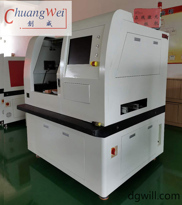 Fully automatic laser cutting machine applied to FPC/PCB camera fingerprint module, compact model