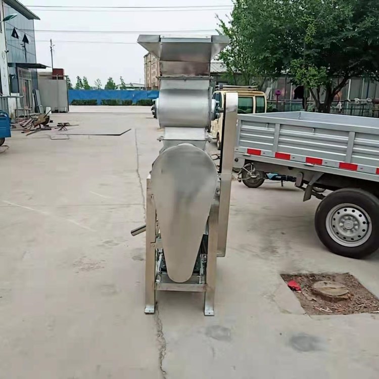 Industrial Vegetable Leaf Herb Spiral Juicing Machine Single Spiral Stainless Steel Juicing Machine Vegetable Crushing and Beating Machine