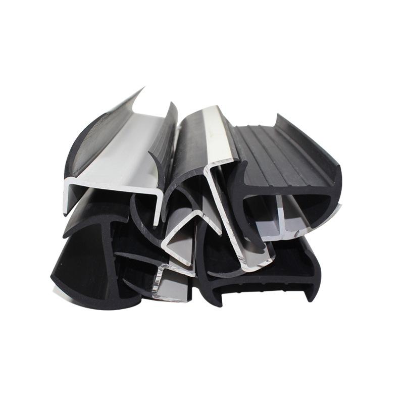 Rubber T-shaped sealing strip Refrigerated Refrigerator car rubber strip EPDM container anti-collision strip