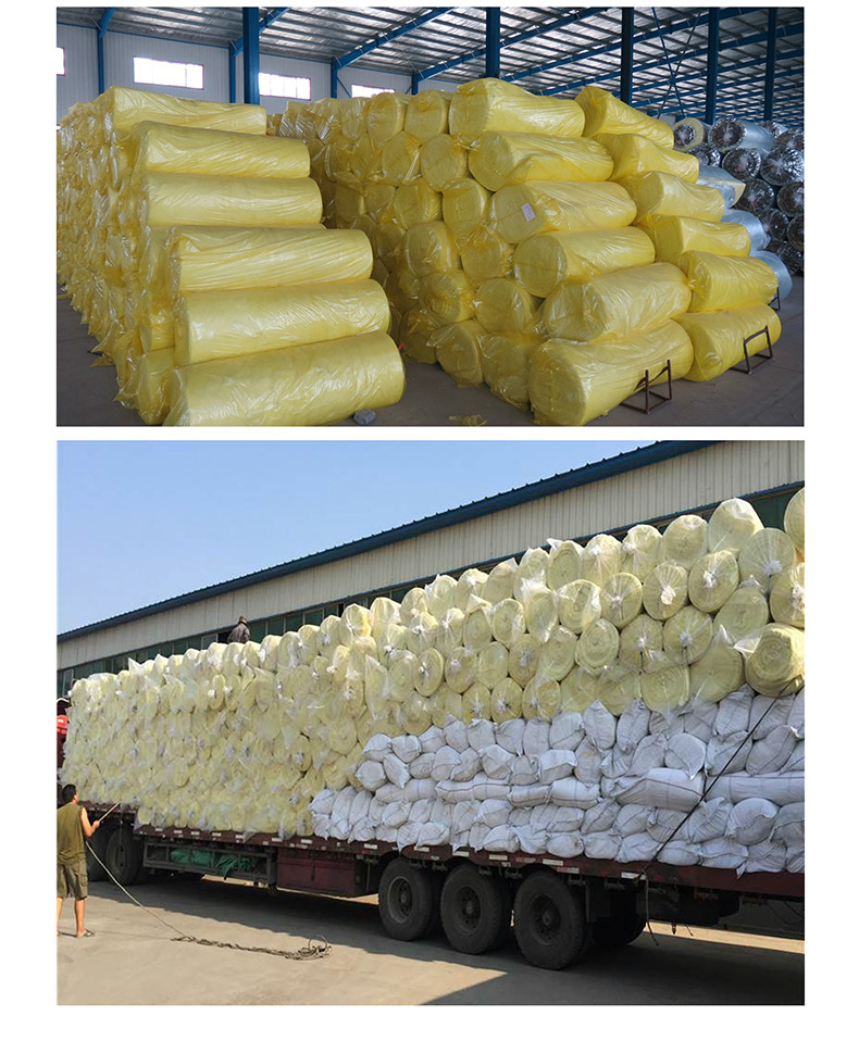 Centrifugal Glass wool incombustible grade a material FFR aluminum foil facing Glass wool felt insulation material manufacturer Utson