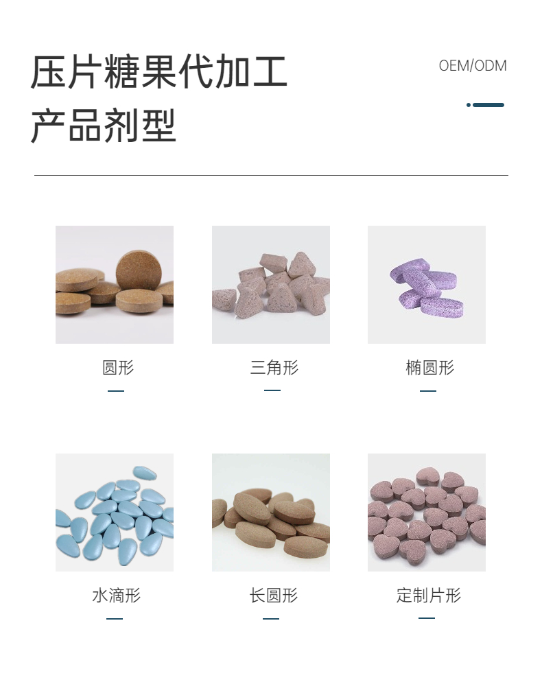 Tablet supplement contract customization, white label and private label supplement manufacturers in China