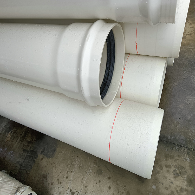 Ultra high strength PVC-O pipes, PVC new drainage pipes can be customized for production