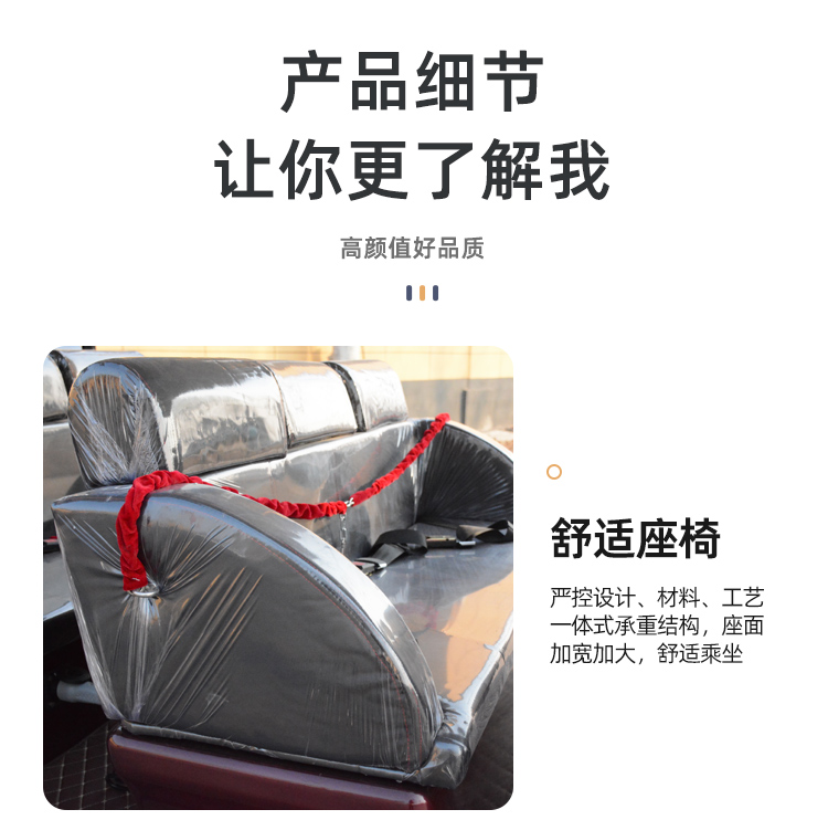 Sightseeing Classic Car Electric 4 Rows 11 Seats Retro Tourist Scenic Area Tour Ferry Car Sales Office Room Viewing Car