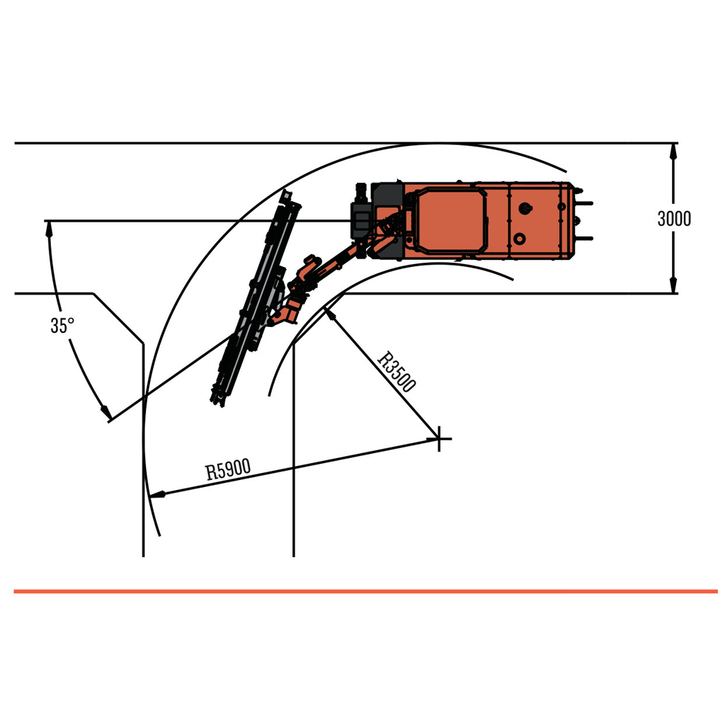 Difeng Tunnel Excavation Rock Drilling Trolley Horizontal Drill Arm Dual Power Crawler Walking DF12A-1BCD