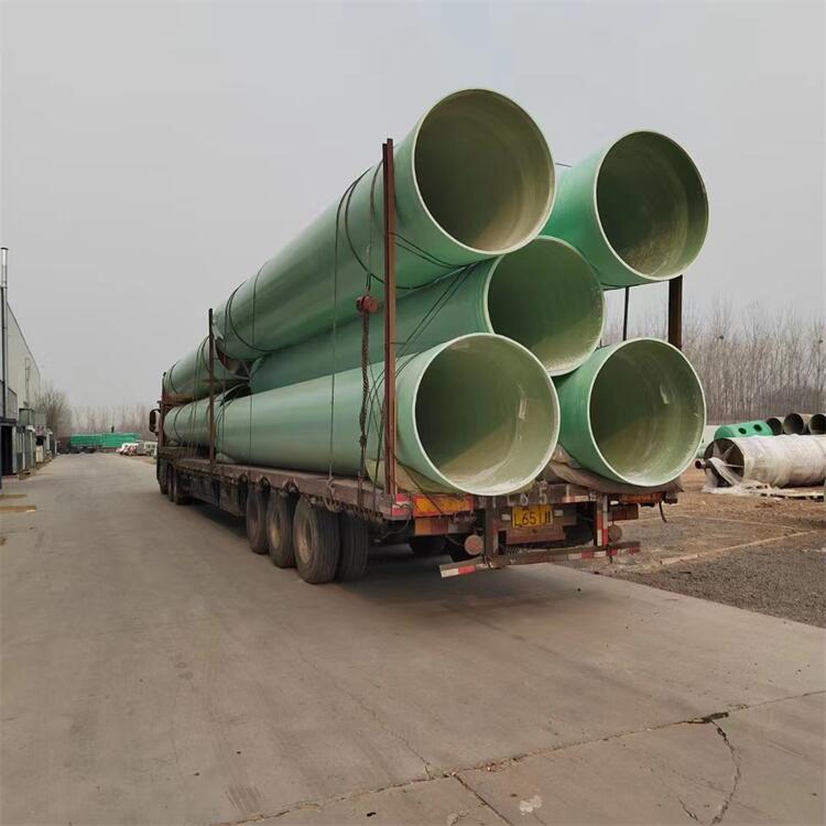 Shijin FRP fiber wound edge insulation pipeline distribution project, fiberglass power pipe drainage large diameter pipeline