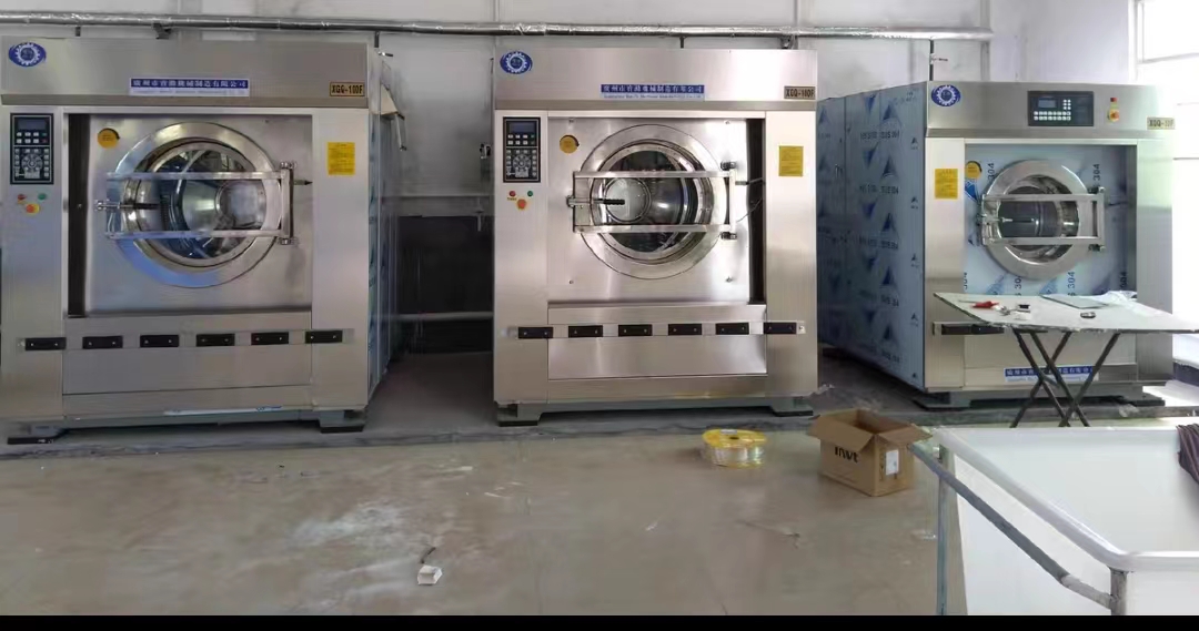 Recycling 100 kilograms of medical isolation washing machines for sale of second-hand hospital laundry folding machines and washing equipment